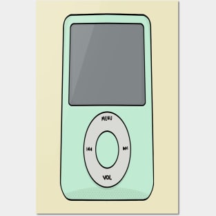 Portable MP3 Player Nostalgic Posters and Art